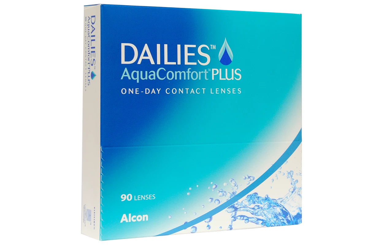 Dailies AQUACOMFORT Plus. Линзы ежедневные. НЕТОПТИК. Dailies AQUACOMFORT + 90.