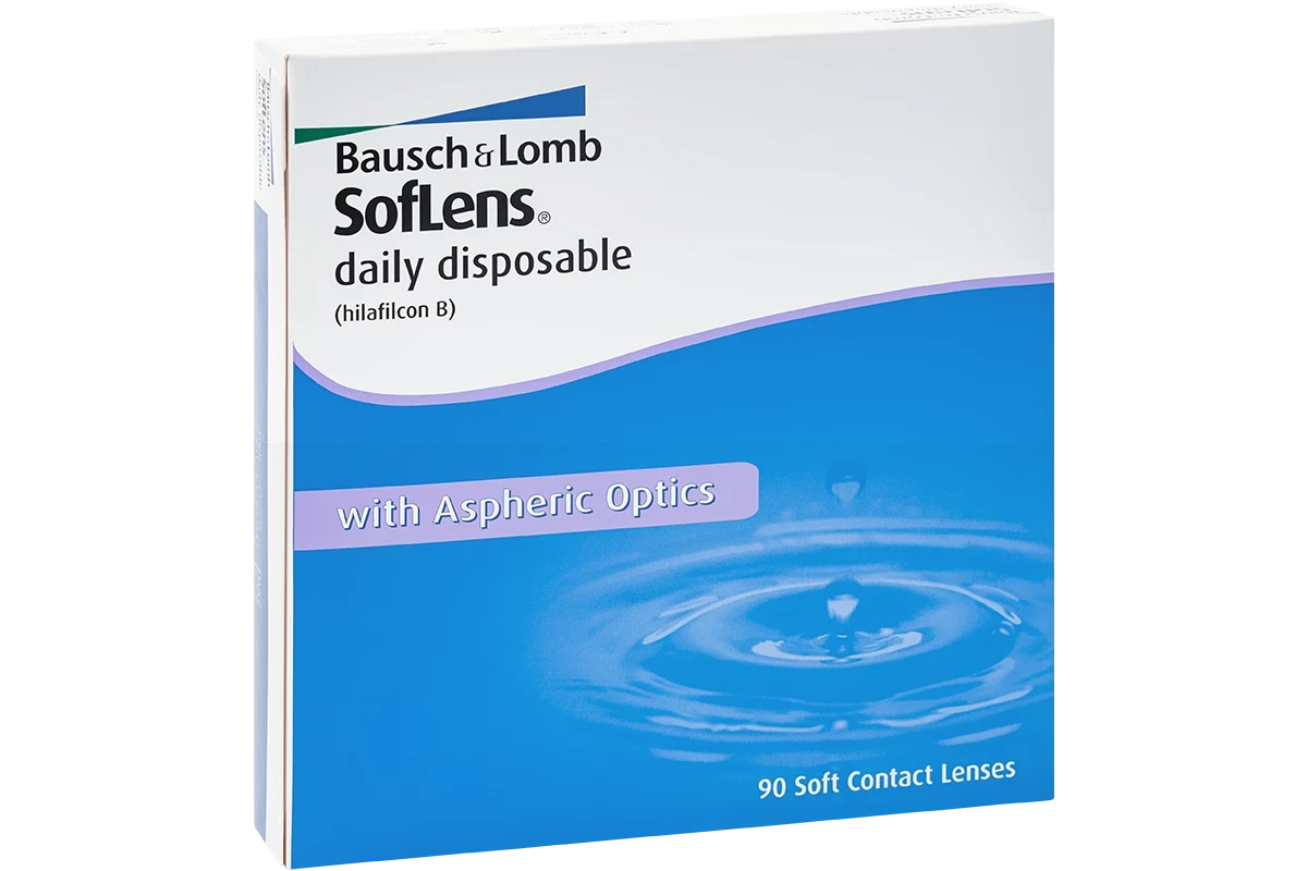 Однодневные контактные линзы Soflens Daily Disposable (90 линз)