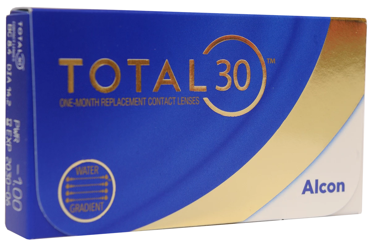 Контактные линзы Total 30 (3 линзы)