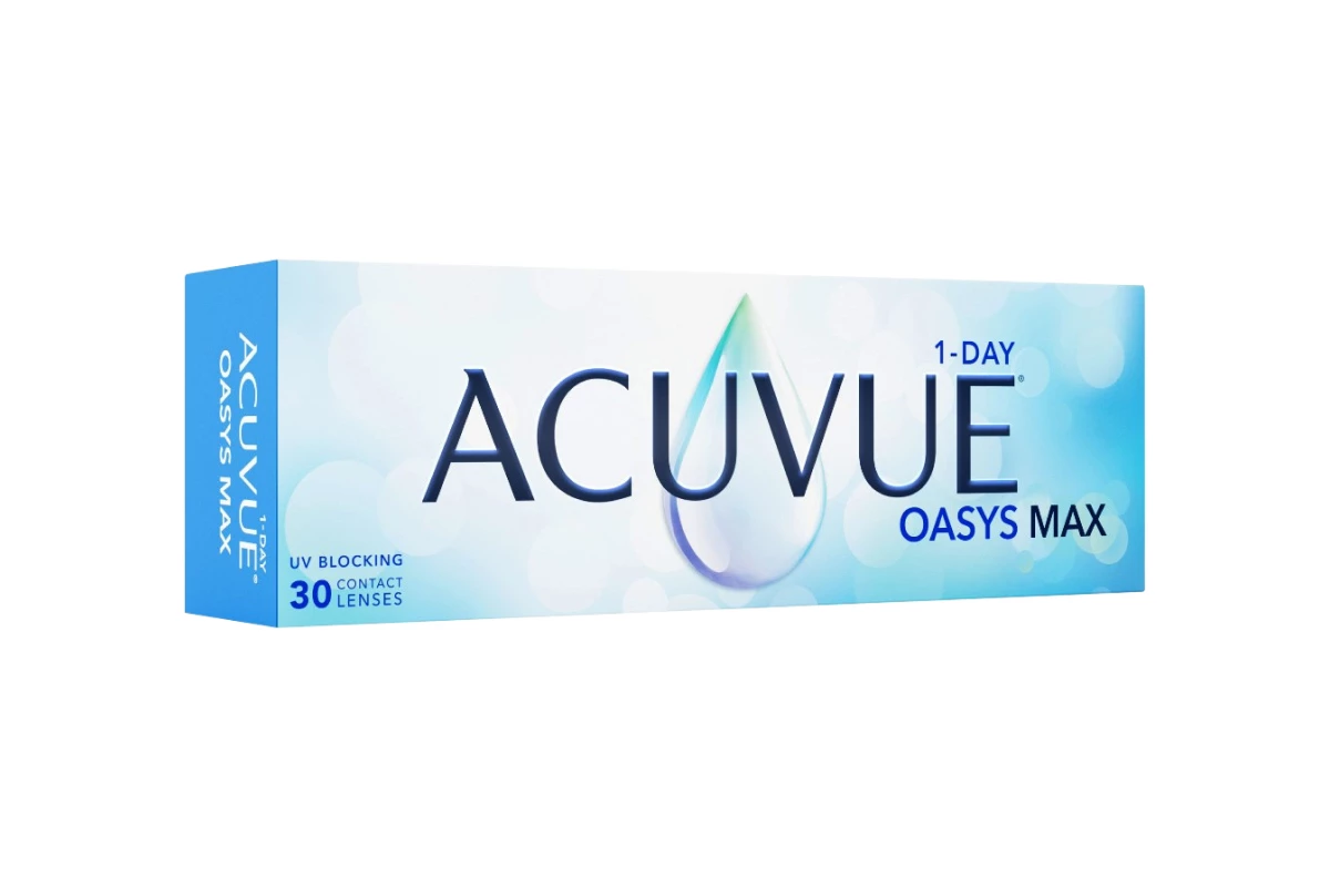Однодневные контактные линзы Acuvue Oasys 1-Day Max (30 линз) в ...