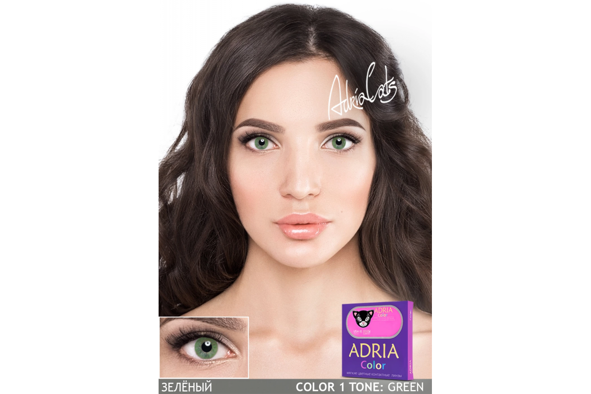 Цветные контактные линзы ADRIA Color 1 Tone (2 линзы)