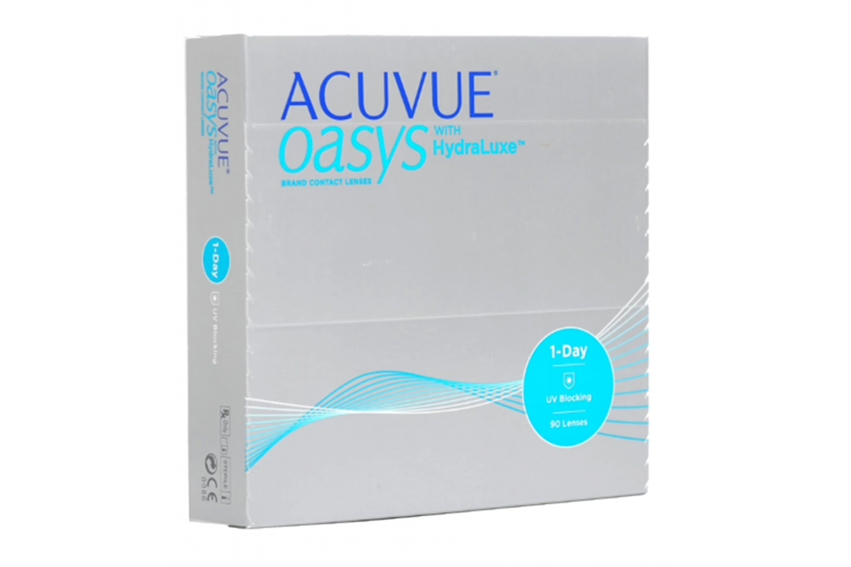 Однодневные контактные линзы Acuvue 1-Day Oasys (90 линз)