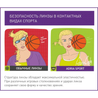 Контактные линзы ADRIA Sport (6 линз)
