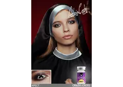 Карнавальные контактные линзы ADRIA Crazy (1 линза)