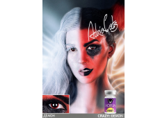 Карнавальные контактные линзы ADRIA Crazy (1 линза)