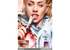 Карнавальные контактные линзы ADRIA Crazy (1 линза)