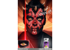 Карнавальные контактные линзы ADRIA Crazy (1 линза)