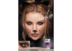 Карнавальные контактные линзы ADRIA Crazy (1 линза)