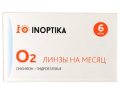 Контактные линзы InOptika O2 (6 линз)