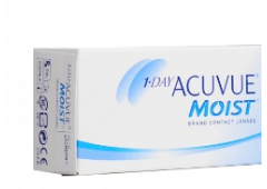 Однодневные контактные линзы Acuvue 1-Day Moist (30 линз)