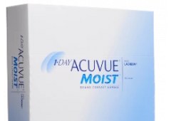 Однодневные контактные линзы Acuvue 1-Day Moist (90 линз)