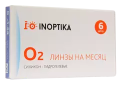Контактные линзы InOptika O2 (6 линз)