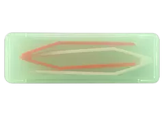 Набор пинцетов в футляре (6см), 2шт.