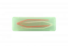 Набор пинцетов в футляре (6см), 2шт.