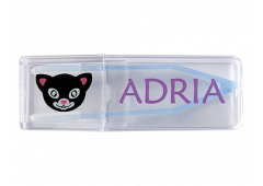 Пинцет для контактных линз ADRIA в футляре (6 см)