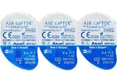 Контактные линзы Air Optix plus HydraGlyde 3pk