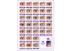 Карнавальные контактные линзы ADRIA Crazy (1 линза)